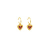 Baby Beating Hearts Glitter Hoops