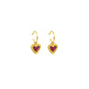 Baby Beating Hearts Glitter Hoops