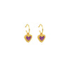 Baby Beating Hearts Glitter Hoops