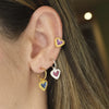 Baby Beating Hearts Glitter Studs