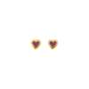 Baby Beating Hearts Glitter Studs