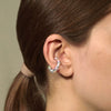 Hula Earcuff Chunky Plata