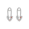 Topos Heart Clip Medium Plata