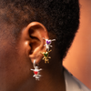 GaLOVEtic Mini Silver Hoops
