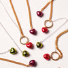 Steel Hearts Gold & Silver Long Chain