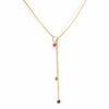 Steel Hearts Gold & Silver Long Chain