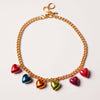 Choker Steel Hearts