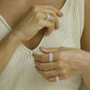 Anillo Beating Hearts Plata