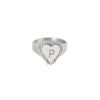 PreOrder Silver Heart Letter Ring