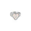 PreOrder Silver Heart Letter Ring