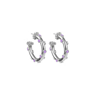 Trufa Tiny Hoops Silver