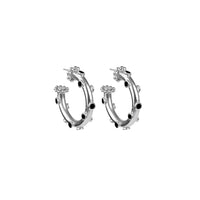 Trufa Tiny Hoops Silver