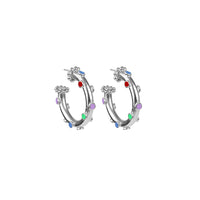 Trufa Tiny Hoops Silver