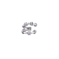 Hula Double Earcuff Plata