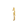 PreOrder Baby Hoops 9mm Letra Gold
