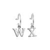 PreOrder Baby Hoops 9mm Silver Letter