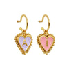 PreOrder Baby Hoops 9mm Letra Heart