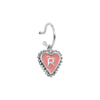 PreOrder Baby Hoops 9mm Letra Heart Plata