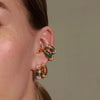 Earcuff Magic Stick Twirl Plata