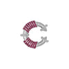 Earcuff Magic Stick Twirl Plata