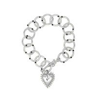 Brazalete CorazOFF Plata