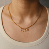 PreOrder 4 Letters Gold Chain