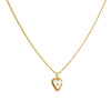 1 Letter Heart Chain White