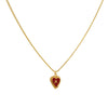 Cadena 1 Letra Heart Rojo