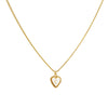 1 Letter Heart Chain White