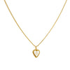 1 Letter Heart Chain White