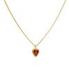 Cadena 1 Letra Heart Rojo