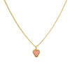 Cadena 1 Letra Heart Rosado