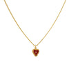 Cadena 1 Letra Heart Rojo