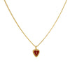 Cadena 1 Letra Heart Rojo