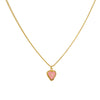 Cadena 1 Letra Heart Rosado