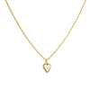 1 Letter Heart Chain White