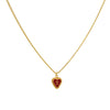Cadena 1 Letra Heart Rojo