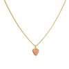 Cadena 1 Letra Heart Rosado