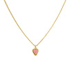 Cadena 1 Letra Heart Rosado