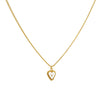 1 Letter Heart Chain White