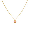 Cadena 1 Letra Heart Rosado