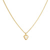 1 Letter Heart Chain White