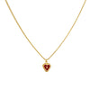Cadena 1 Letra Heart Rojo