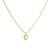 1 Letter Heart Chain White